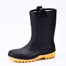 Waterproof Rubber Wellington Rain Boots with Steel Toe